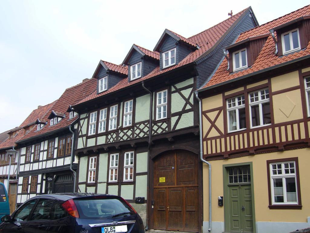 Ferienwohnungen Im Fachwerkhaus Quedlinburg Exterior foto